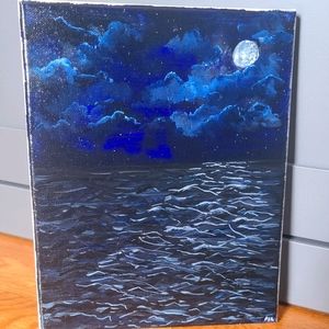 Moonlight painting
